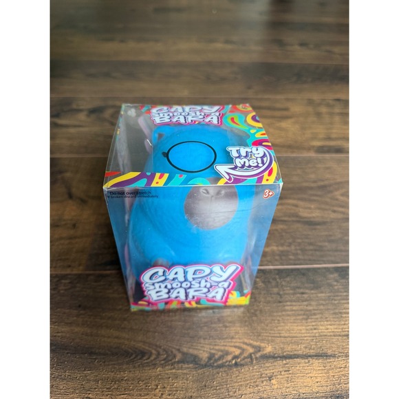 Other - Capy Smoosh-a-Bara Blue Capybara Squishy Fidget Sensory Toy